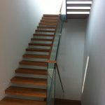 teak solid staircase